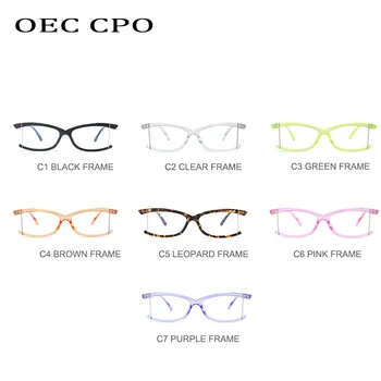 Modna Unisex Pregledna Očala Okvirji Za Ženske Optična Očala Okvirji Osebnost Pol Okvir Jasno, Leče Očala Oculos