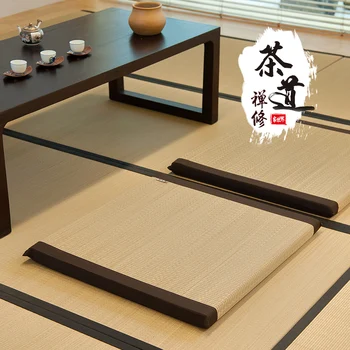 Japonski slog kvadratnih blazino, slamo blazine meditacije sedežu sedel zen joga blazine čaj slovesnosti bay window blazine