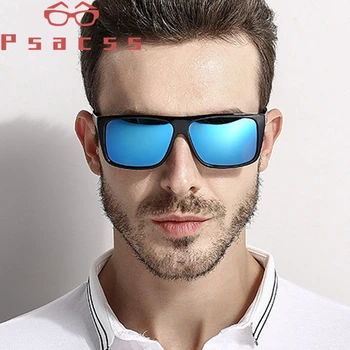Psacss Letnik Kvadratnih Polarizirana sončna Očala Moški Modni Očala za Sonce Moški Vožnje Klasičnih Sunglass Lunette De Soleil Homme UV400