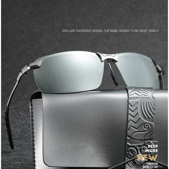 Photochromic sončna Očala Moških Polarizirana Vožnje Kameleon Očala Moški Spremeniti Barvo sončna Očala Dan Night Vision Voznika Očala