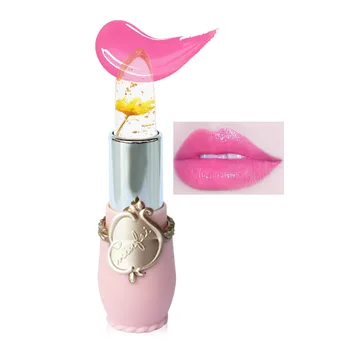 CL119 Hranljive Balzam za Ustnice Cvet Jelly Lip Gloss Ličila Vlažilec Pregleden Barva Spreminja, Šminka, Lip Care Kozmetične