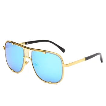 Blagovno znamko Design Moških Kovinska sončna Očala Letnik Moški Kvadratnih sončna Očala Luksuzni Moški UV400 Sunglass Odtenki gafas de sol hombre