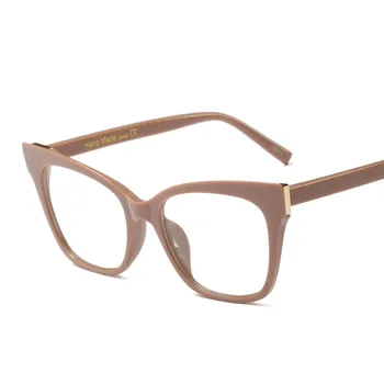 45514 Mačka Oči Očala Okvirji Za Ženske blagovne Znamke Optična Očala UV400 Modni Očala Računalnik Očala