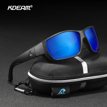 KDEAM Vrh Oblikovana Zunanja Športna sončna Očala Polarizirana Moških Ribolov sončna Očala UV400 TR90 Material Okvirja Polarizirana Leče KD706