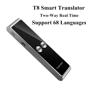 T8 Prenosni Mini Brezžična Pametna Prevajalec 68 Multi-Jezikih dvosmerni Realnem Času Prevajalec za Učenje Potovanja Poslovni Sestanek - 