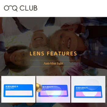 O-Q, KLUB Anti Modra Svetloba Očala, Leče, Št Stopnjo Zaščito Modra Svetloba Elektronskih Izdelkov In Zaščito Vaših Oči Objektiv - 