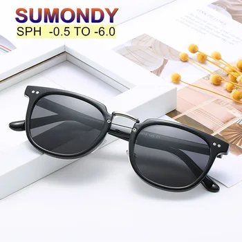 SUMONDY Recept, sončna Očala, Očala Za Kratkovidnost SPH -0.5, da -6.0 Ženske, Moške blagovne Znamke Očala Za Kratkovidan Končni Izdelek UF52 - 