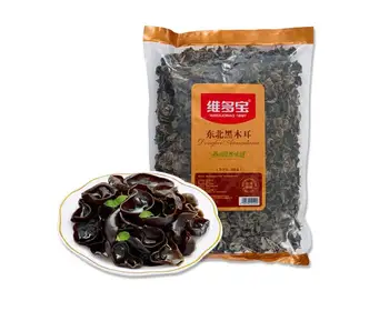Cookerpart kitajska džilin severovzhodu weiduobao posušen črni glive 500 g/vrečko suhega ganmuer - 
