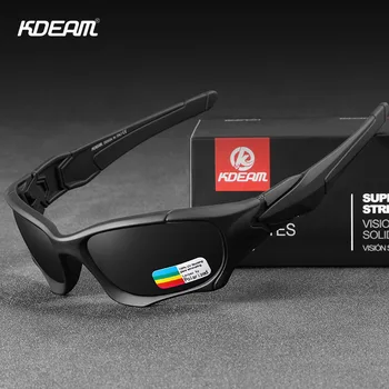 KDEAM Visoke Mode Outdoor Športne Moške Polarizirana sončna Očala Ženske Photochromic Objektiv Nočno Vizijo Očala za Sonce za Vožnjo KD0623 - 